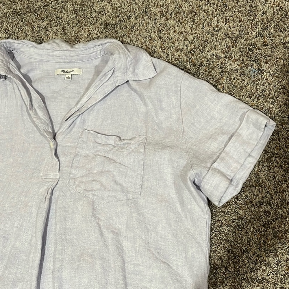 Cropped Madewell button up